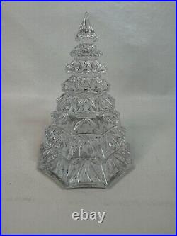 Exquisite Large Waterford Crystal 6.5 Christmas Tree Decoration
