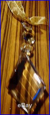 FRONTGATE'S CHRISTMAS Crystal Droplets With Gold Ribbon Hangers, Set Of 17