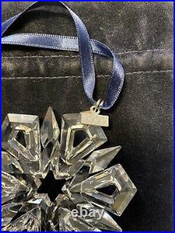 Fine Swarovski Crystal Snowflake Star Christmas Holiday Ornament 1999
