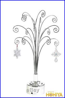 For WATERFORD Clear CRYSTAL CHRISTMAS TREE ORNAMENT New Display
