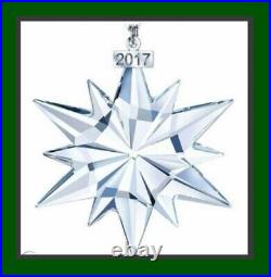 Genuine Swarovski Crystal Snowflake Christmas Ornament 2017 Large Star Annual