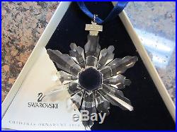 Gorgeous Swarovski Crystal Christmas Ornament 1998 In Original Inner & Outer Box