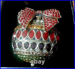 HEIDI DAUS Season Of Splendor Crystal Beaded Ornament Pin NWT