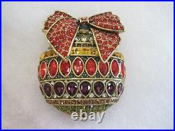 HEIDI DAUS Season Of Splendor Crystal Ornament Pin (Orig. $239.95)