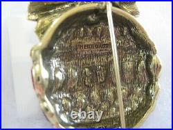 HEIDI DAUS Season Of Splendor Crystal Ornament Pin (Orig. $239.95)