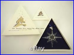 Inv#22832 AUTHENTIC SWAROVSKI CRYSTAL 1995 LIMITED EDITION CHRISTMAS ORNAMENT