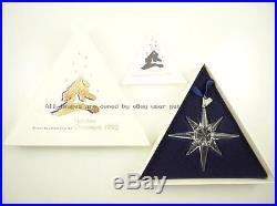 Inv#23318 AUTHENTIC SWAROVSKI CRYSTAL 1995 LIMITED EDITION CHRISTMAS ORNAMENT