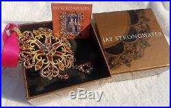 Jay Strongwater 2011 annual Christmas ornament Swarovski crystals