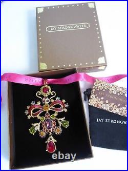 Jay Strongwater 2013 Annual Christmas Ornament Swarovski New MSRP $325.00