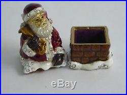 Jay Strongwater 2015 Christmas Santa Trinket Box Swarovski Crystal BNIB