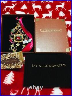 Jay Strongwater Annual Christmas Ornament 2021 New in Box