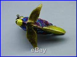 Jay Strongwater Bejeweled Sailfin Fish Christmas Ornament Swarovski Crystal