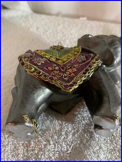 Jay Strongwater Christmas, Multi/Persia Elephant with Swarovski Elements, in Box