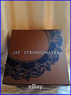 Jay Strongwater Christmas Ornament Hand Mirror Swarovski Crystal Nib