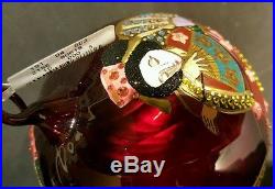 Jay Strongwater Christmas Ornament Neiman Marcus Red Swarovski Crystal Geisha 4