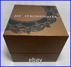 Jay Strongwater Christmas Tree Ornament Ball 2002 Neiman Marcus Collection Gold