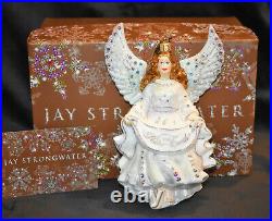 Jay Strongwater Peace On Earth Angel NEW in Signature Gift Box Retail $185