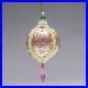 June Zimonick Swarovski Crystal Pink Satin Christmas Ornament Vintage Handmade
