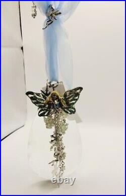 KIRKS FOLLY Angel Ice Goddess Fairy Crystal Charm Ornament 2012 RETIRED