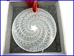 LALIQUE Etoile Filante Shooting Star Clear Christmas Crystal Ornament 2012