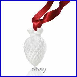 Lalique 2019 Annual Pine Cone Christmas Ornament Clear #10686000