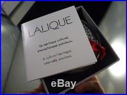 Lalique Crystal 2012 Shooting Star Clear Christmas Ornament New In Box NOEL