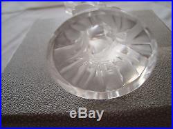 Lalique Frosted Crystal Xmas ornament in its original box never used