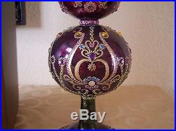 Large Christmas Swarovski Crystals Topper & Stand Ornament Jay Strongwater 23