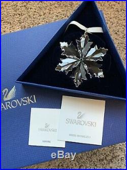 Large Swarovski Crystal Annual Christmas Ornament 2014 SNOWFLAKE NIB 5059026