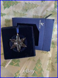 Little Swarovski Crystal Annual Snowflake Christmas Ornaments Bundle Of 7 06-12