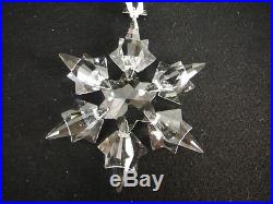 Lot Swarovski Crystal Annual Christmas Snowflakes Ornaments 2007 2008 2009 2010