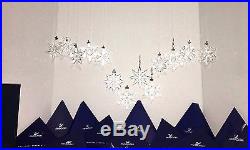 Lot Swarovski Large Crystal Snowflake Star Annual Christmas Ornaments 2001-2014