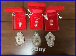 Lot of 13 Waterford Crystal 12 Days of Christmas Ornaments Set Plus 1979 1994
