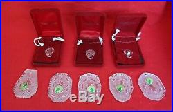 Lot of 17 WATERFORD Crystal 12 Days of Christmas Ornaments 1979-1995