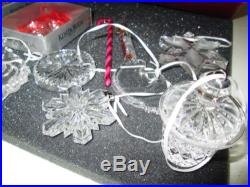 Lot of 21 Crystal Christmas Ornaments