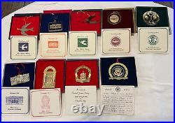 Lot of 42 White House Historical Assn Christmas Ornaments 1982-2017Mint