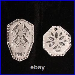 Lot of 7 Waterford Crystal Christmas Ornaments from the 1980's