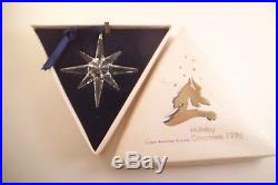 Lovely Swarovski Crystal Christmas Ornament 1995 Snowflake Star