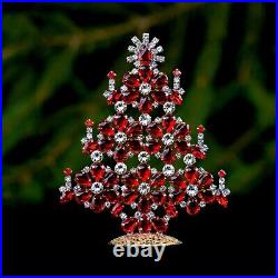Luxury Czech Christmas tree, christmas ornaments, glass ornaments, red