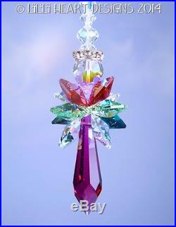 M/w Swarovski Crystal Big 2014 Christmas Angel Suncatcher Lilli Heart Designs