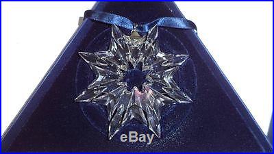 MIB Retired 2003 Swarovski Christmas Crystal Ornament Large Annual Edition