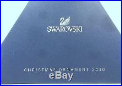 MINT! SWAROVSKI Crystal (1041301) 2010 Annual Edition, Christmas Ornament