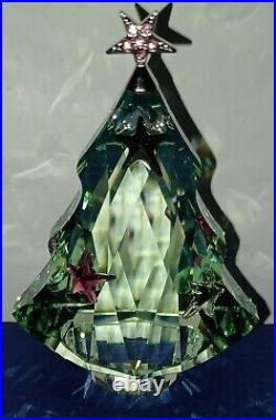 MINT Swarovski Christmas Tree Chrysolite Crystal 5003401 Retired NIB