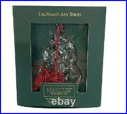 Marquis by Waterford Crystal Ornament Noah's Ark Elephants Two by Two