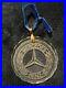 Mercedes Benz Logo Crystal Ornament EXTREMELY RARE Employee Only Gold Clasp
