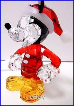 Mickey Mouse Ornament Disney 2013 Christmas Xmas Swarovski Crystal #5004690