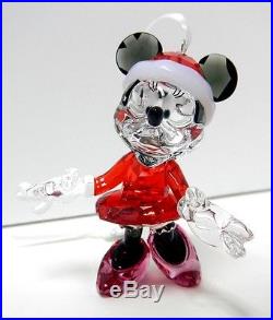 Minnie Mouse Christmas Ornament Disney Crystal 2013 Swarovski Xmas #5004687