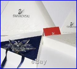 Mint Dated 2001 Annual Swarovski Crystal Christmas Tree Ornament In Both Boxes