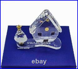 NEW 100% SWAROVSKI Brand Holiday Magic Tea Light Holder Figurine Display 5596818