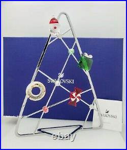 NEW 100% SWAROVSKI Set of 7 Crystal Holiday Cheers Tree With Magnets 5596393
